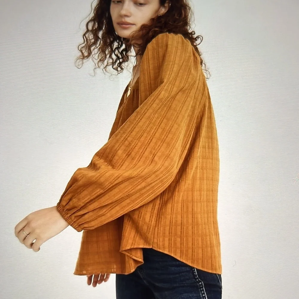 NWT’s Madewell 💯% cotton prairie core, boho chic, bohemian, artsy shirt